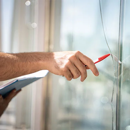 broken glass repair in Holiday, FL